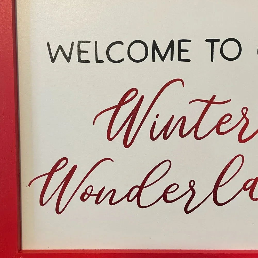 5 for $20: Target Christmas/Holiday wall decor sign